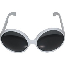 Nemere 80 Li Yıllar Beyaz Renk Nostalji Yeşilçam Parti Gözlüğü