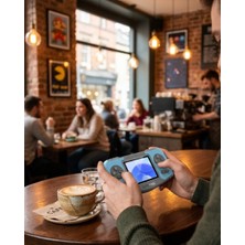 Kont Taşınabilir Game Console Dahili Oyunlu Tv Bağlantılı Şarjlı Retro Oyun Konsolu