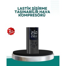 Kont LED Işıklı Dijital Hava Pompası Araba Bisiklet Uyumlu