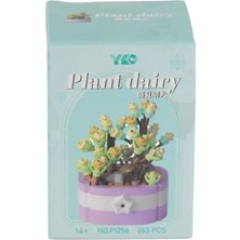 TKÇ P1256 Panlos Simülasyon Çiçek Serisi 263 Parça Block Oyuncak