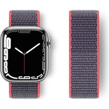 TKÇ Mey Ithalat®   Watch 42MM Hasırlı Cırtcırtlı Kordon - Pembe