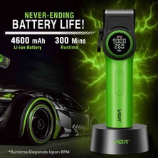 VGR-001 Profesyonel Berber Güçlü Motor Sessiz Motor Kablosuz Saç Kesme Makinesi, 7.000 Rpm ile 9.000 Rp