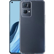 Kont Ally Oppo Reno 7 Pro Kılıf Kamera Korumalı Ultra Ince Şeffaf Silikon KILIF-(5775)