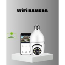 Uravas Store Akıllı Duy Kamera Gece Görüşlü Hareket Algılama Sensörlü