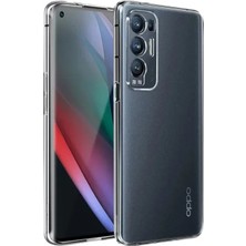 Kont Ally Oppo Find X3 Neo Kılıf Kamera Korumalı Ultra Ince Şeffaf Silikon KILIF-(5775)