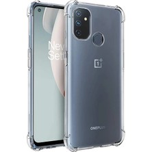 Kont Oneplus Nord N100 Anti-Drop Silikon Kılıf Kamera Korumalı Şeffaf Silikon KILIF-(5775)