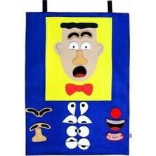 TKÇ AND-5123 Cırtlı Pano Yüz Ifadeleri Erkek