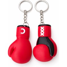 Yapı3D 2’li Boks Eldiveni Anahtarlık Seti | Mini Boxing Gloves Anahtarlık |spor Temalı Aksesuar|çanta Süsü