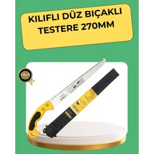 Kont 270 mm Düz Bıçaklı Bahçe Budama Testeresi Kılıflı