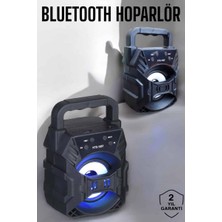 Kont Taşınabilir Bluetooth Hoparlör LED Işıklı Uzun Pil Ömrü