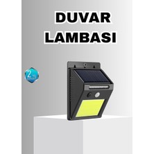 Kont Solar Güçlü LED Dış Mekan Lambası – Güneş Enerjisiyle Şarj Olan Sensörlü Bahçe Işığı