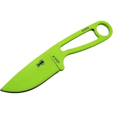 Uravas Store Izula Esee 51455GRN Yeşil Kamp Bıçağı 16 cm - Komple Metal, Plastik Kılıflı