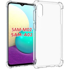 Kont Sm Galaxy A02 - M02 Anti-Drop Shockproof Darbe Emici Silikon KILIF-(5775)