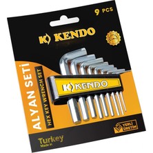Uravas Store Kendo Allen Anahtar Seti Alyan Anahtar 9 Parça