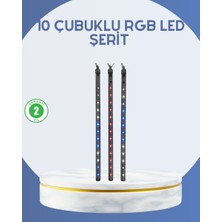 Kont Dış Mekan LED Kayan Yıldız Işığı 10 Çubuk Aydınlatma