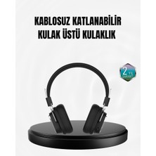 Kont Kablosuz Bluetooth Kulak Üstü Kulaklık Kristal Ses Kalitesi ve Ergonomik Yapı