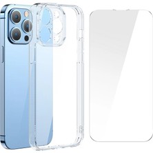 Kont Baseus Superceramic Series iPhone 14 Pro 6.1 Koruyucu Cam Kılıf + Full Tempered Ekran Koruyucu SET-(5775)
