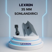 Lexron 35MM Sonlandırıcı | Solar Panel Montaj Aparatı | Uv Dayanımlı | Uzun Ömürlü