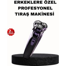 Kont Şarjlı Saç ve Sakal Tıraş Makinesi Kablosuz Kompakt Tasarımlı