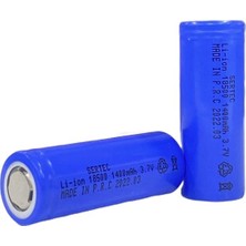 Kapsulavm 3.7V Liıon 18500 1500 Mah 1c Şarjlı Pil (74)