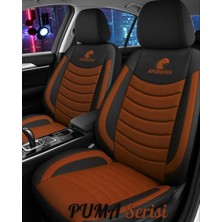 Galaxy Toyota Yaris Hatchback 2012 Uyumlu Puma Serisi Oto Koltuk Kılıfı Fermuarlı