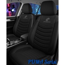 Galaxy Volvo S-40 Sedan 2012-2016 Uyumlu Puma Serisi Oto Koltuk Kılıfı Fermuarlı
