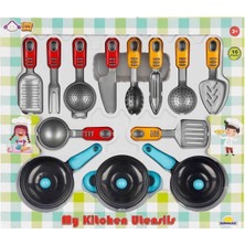 TKÇ 4681 Mutfak Gereçleri Seti 16 Parça -Sunman