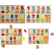 TKÇ 1006609  Tahta   Bultak Rakamlar Hayvanlı