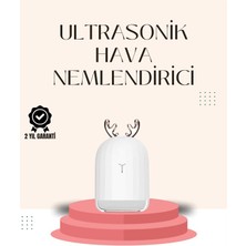 Uravas Store USB Şarjlı Mini USB Nemlendirici LED Işıklı Masaüstü Cihaz
