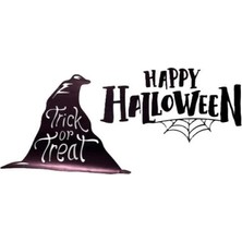 Uravas Store Happy Halloween Temalı Duvar Stickerı