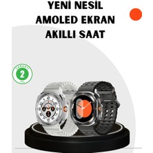 Kont Modern Akıllı Saat Kablosuz Şarj Sosyal Medya Bildirimli