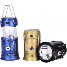 Uravas Store 5800T Güneş Enerjili Şarj Edilebilir USB Girişli Kamp Feneri