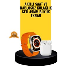 Kont Watch 9 Max Akıllı Saat Sesli Görüşme Özellikli Kulaklık Seti