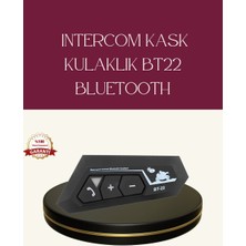 Kont Motosiklet Sürüşleri Için BT22 Kask Bluetooth Kulaklık Mikrofonlu