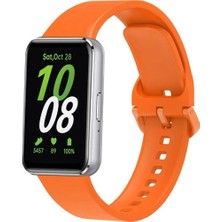 TKÇ Mey Ithalat®  Samsung Galaxy Fit 3 Klasik Kordon - Turuncu