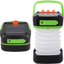 Esranın Dünyası Katlanabilir Kamp Lambası Akordiyon Lamba Şarjlı 3 Kademeli Solar