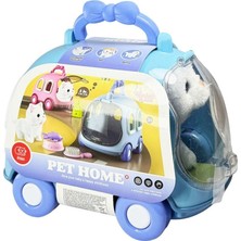 NessiWorld JND-6801 Taşıma Araba Çantalı Hareketli Pilli Kedi Set -Vardem Oyuncak