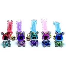 Uravas Store Taşlı Ayıcık Silikon Anahtarlık ALK1702