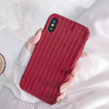 Kont Ally iPhone Xs Iphone x Trunk Lines Ince Soft Silikon KILIF-(5775)
