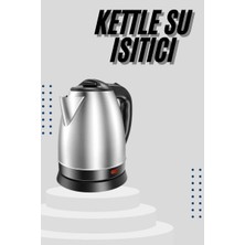 Kont Kettle C F Tipi 220-240V Paslanmaz Çelik Elektrik Kablolu Otomatik Kapanma