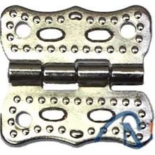 Uravas Store Papatya Menteşe - Küçük 20X20 Mm, Nikel, 1 Adet