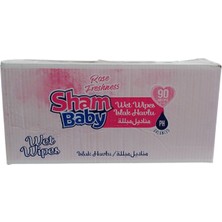 Sham Baby Islak Mendil 90'lı x 12 Adet (1 Koli)