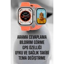 Kont Akıllı Saat Gps Sağlık ve Uyku Takibi Arama Cevaplayan Bluetooth Bağlantılı