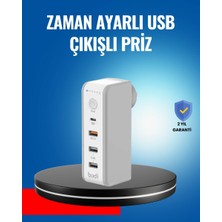 Ev ve Ofis Için Zaman Kontrollü Çoklu Şarj Cihazı