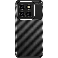 Uravas Store 14T Kılıf Auto Focus Karbon Kapak - Siyah