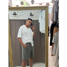 Tuba Toptaş Dokuma Modal Şort