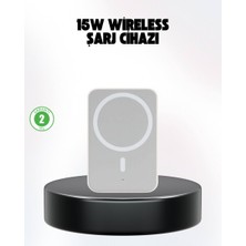 Kont iPhone Serileri ile Uyumlu Magsafe Manyetik Araç Telefon Tutucu ve Şarj Cihazı