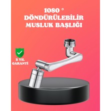 Kont 1080° Dönebilen Püskürtme Filtreli Musluk Başlığı Su Tasarruflu