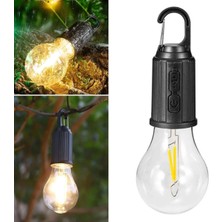 Uravas Store Şarj Olabilen 3 Farklı Mod Led'li Kendiliğinden Asma Kancalı Kamp,dış Cephe Lambası