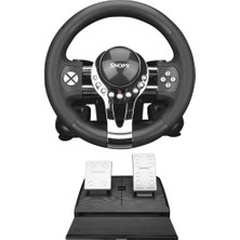 Kont Snopy V5H Pro Xbox One S/ps4/ps3/pc/swıtch Direksiyon Pedal Vites Titreşimli Metalik Pro Gaming Oyuncu DIREKSIYONU(1923)